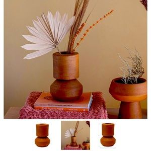 Bloomingville hand made Terra Cotta vase. Brand new tags on